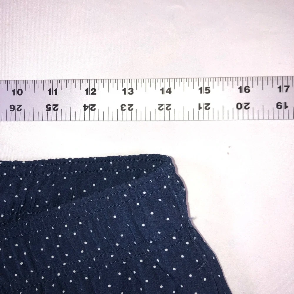 Cabana Lifestyle Mens Navy Polka Dot Swim Trunks M Drawstring Mesh Lined